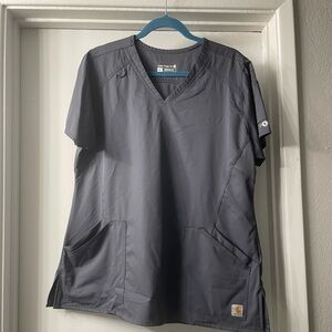 Women’s large Carhart grey scrub top